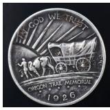 1926-S Oregon Trail Silver Commemorative Half