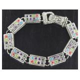 Cloisonne Style Enameled Fashion Bracelet