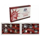 2000 US Mint Silver Proof Set