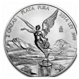 2 Ounce - 2014 Libertad .999 Fine Silver Coin