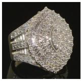 Marquise Cut Large 1.00 ct Diamond Cocktail Ring