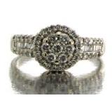 14kt Gold Brilliant 1.00 ct Diamond Ring