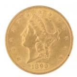 1899-P Liberty Head $20.00 Gold Double Eagle