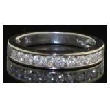 14kt Gold Channel Set 1/2 ct Diamond Ring