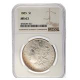 1885 - MS63 Morgan Silver Dollar