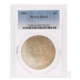 1889 - PCGS MS63 Morgan Silver Dollar