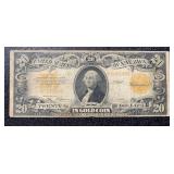 Series 1922 $20 Large Gold Coin Bank Note