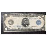 Series 1914 Large $5 Federal Reserve Note