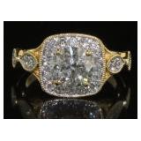 14kt Gold Brilliant 2.25 ct Diamond Ring