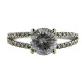 14kt Gold Round Brilliant 2.00 ct Diamond Ring