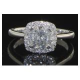 14kt Gold Round Brilliant 1.42 ct Diamond Ring