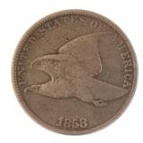 1858 Flying Eagle Copper Cent *2nd  Year