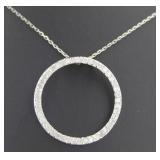 Brilliant 1.00 ct Circle of Life Diamond Necklace