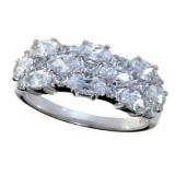 Stunning 2.50 ct White Topaz Designer Ring