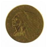 1915 Indian Head $2.50 Gold Quarter Eagle