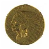 1915 Indian Head $2.50 Gold Quarter Eagle