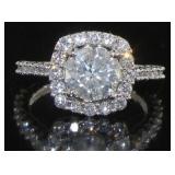14kt  Gold 2.68 ct Round Brilliant Diamond Ring