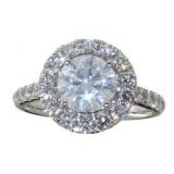 14kt Gold 2.54 ct Round Brilliant Diamond Ring