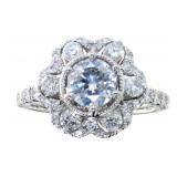 14kt Gold 1.96 ct Round Brilliant Diamond Ring