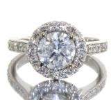 14kt Gold 2.27 ct Round Brilliant Diamond Ring