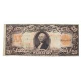 Series 1906 Large $20 United States Gold Coin Note
