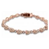Brilliant 14.10 ct Pear Cut Morganite Bracelet