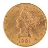 1901 Liberty Head Choice BU $10.00 Gold Eagle