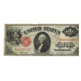 Series 1917 Red Seal $1.00 US Legal Tender Note