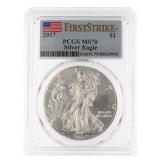 2017 MS70 American Eagle Silver Dollar