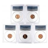 1960 PR66RD Large Date Lincoln Cent