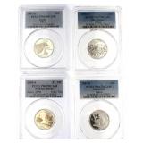 PCGS Certified Silver State Quarters