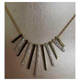 Elegant Mid Century Style Diamond Necklace