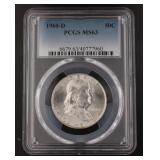 1960 D - PCGS MS63 Franklin Silver Dollar