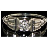 18kt Gold Antique Diamond Ring