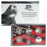 2007 US Mint Silver Quarter Proof Set