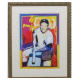 Mickey Mantle Giclee By Peter Max