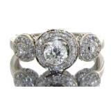 14kt Gold Brilliant 1.25 ct Diamond Ring