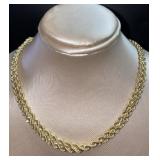 14kt Gold 28" - 3 mm XXL Rope Necklace *Heavy