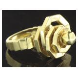 14kt Gold Unusual Spinner Ring *HEAVY/Big Value