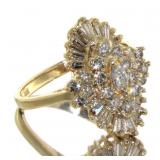 14kt Gold Quality 1.00 ct Diamond Cocktail Ring