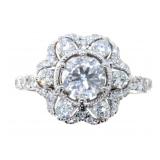 14kt Gold Round 2.00 ct Diamond Ring