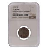 1886 Liberty V Nickel *MAJOR KEY Date