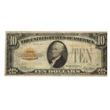 Series 1928 $10.00 United States Gold Certifcate