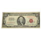 1966 Red Seal $100 United States Note
