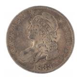 1833 Capped Bust Silver Half Dollar *Nice