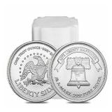 One Ounce - A-Mark .999 Fine Silver Liberty Coin