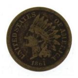 1861 Indian Head Cent
