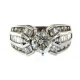 14kt Gold Brilliant 2.50 ct Diamond Ring