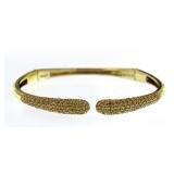 Quality Champagne Designer Cuff Bracelet