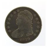 1829 Capped Bust Half Dollar